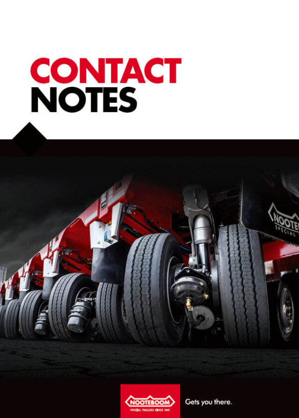 Nooteboom Contact Notes Block