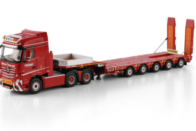 Nooteboom Red Line - 5-axle MANOOVR  with excavator trough and Mercedes Actros MP5 BigSpace 6x4