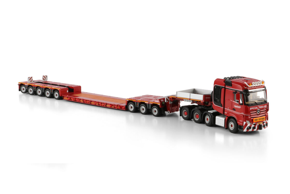 Nooteboom Redline Series -  3+5 EURO-PX low loader with Mercedes Actros MP5 SLT BigSpace 8x4