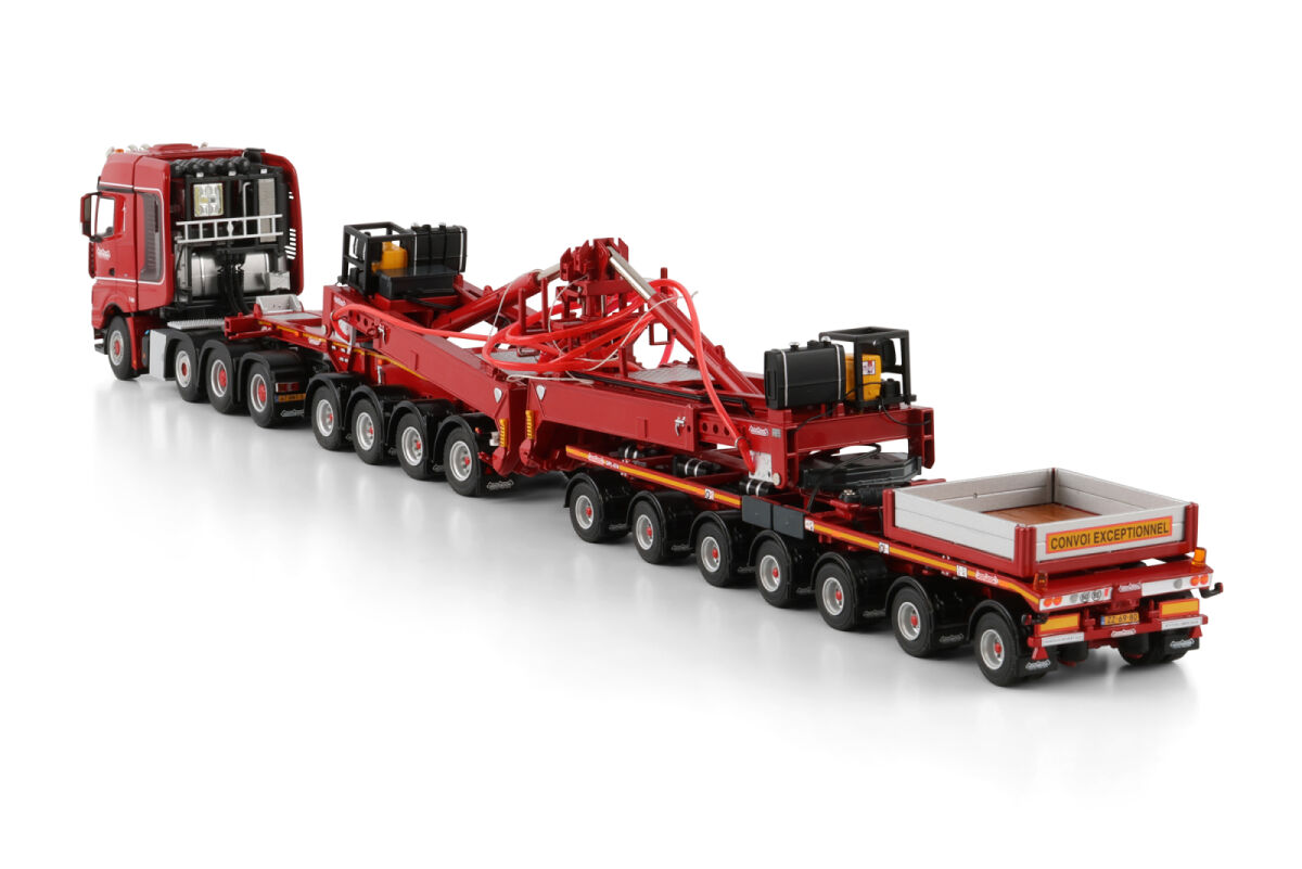 Nooteboom Redline Series - Mega Windmill Trailer 4+7 with Mercedes Arocs MP5 SLT StreamSpace 8x6/4