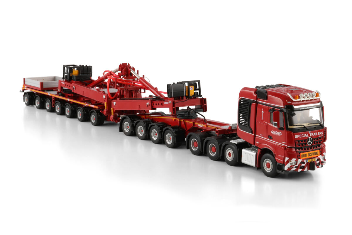 Nooteboom Redline Series - Mega Windmill Trailer 4+7 with Mercedes Arocs MP5 SLT StreamSpace 8x6/4