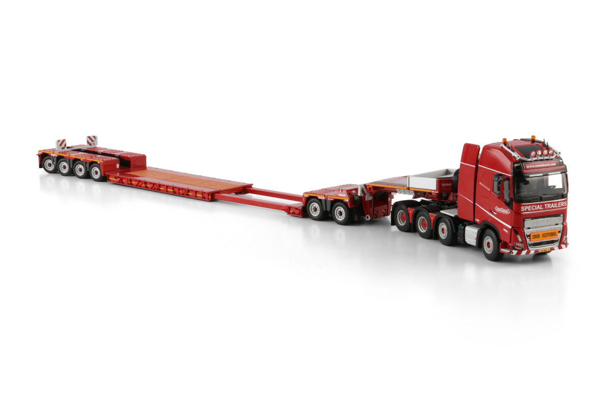 Nooteboom Red Line - EURO-PX low-loader 2+4 with Volvo FH5 Globetrotter XL 8x4