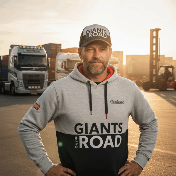 Hoodie grey - Giants on the Road