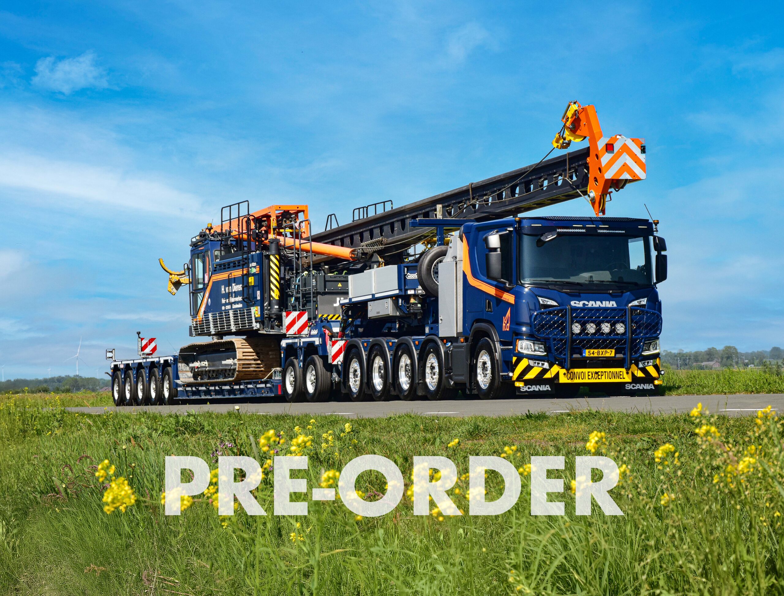 PRE-ORDER: H. van Dieren EURO-PX 2+5 + Scania P Low CP20 10x4