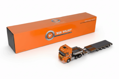 Van der Vlist - 4-axle MCO semi lowloader with Scania R High 6x2