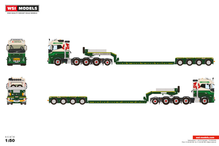 PRE-ORDER: Westdijk – EURO-PX 4-axle with Volvo FH5 8x4